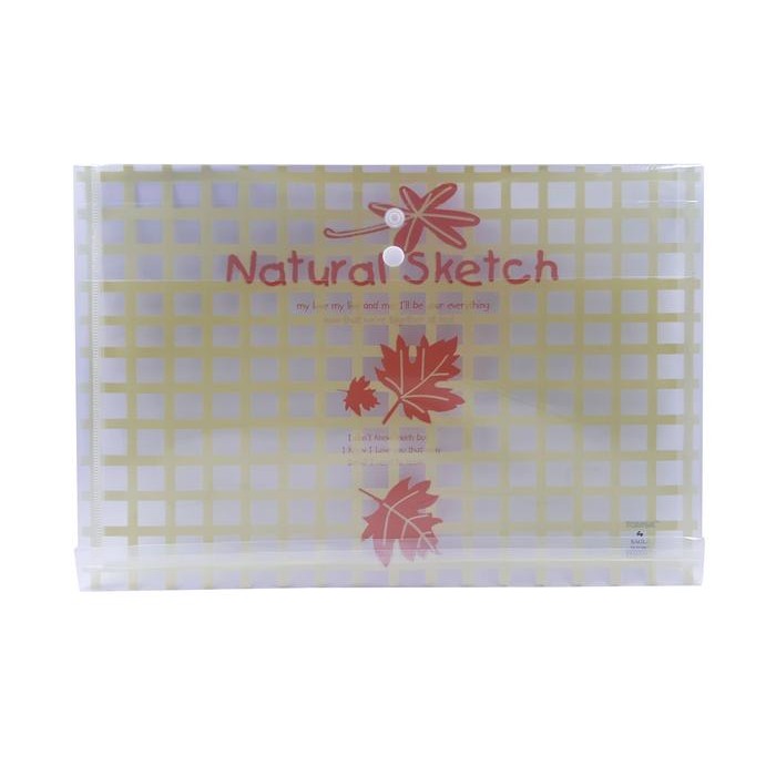 

Map Kancing Plastik / Data bag / Tomex motif daun 6 pcs TX 215008 H