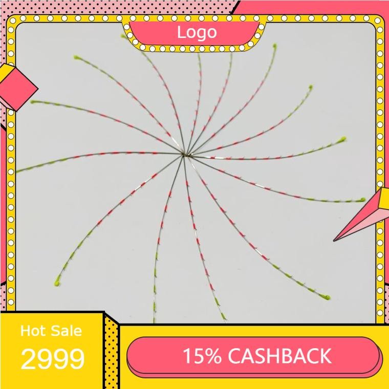 Top Ring Joran Entul Nyobok Mancing Pancing Tebal 1.2ml Panjang 15cm Bahan Kawat Baja Stainless Coco