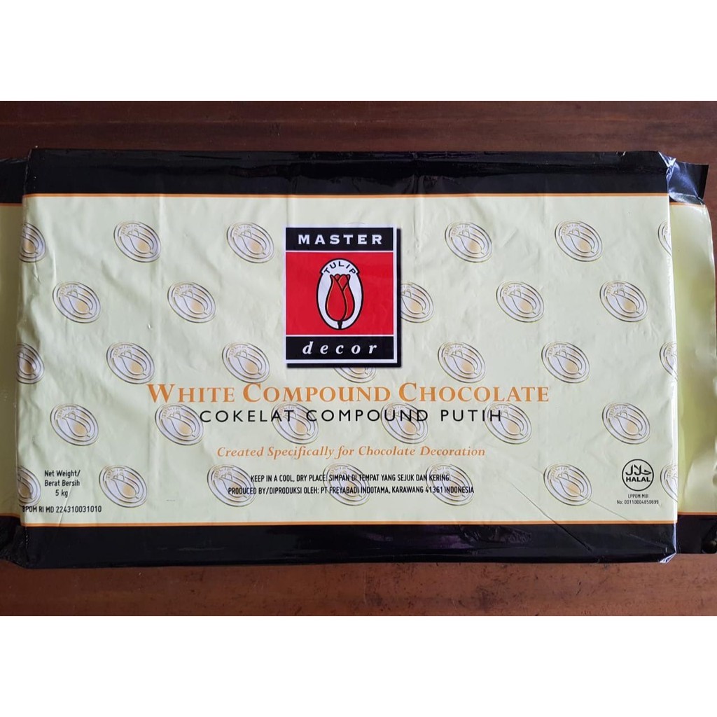

Tulip Masterdecor White 5 kg - Coklat Compound TULIP Decor