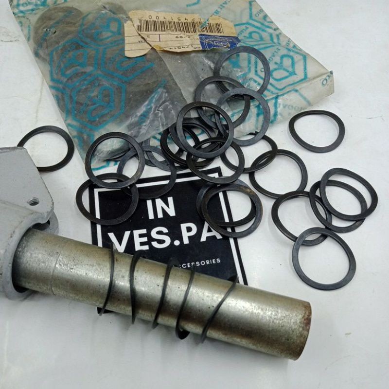 ring gelombang stik pipa perseneling gas stang piaggio original vespa super sprint bajaj ps px pxe e