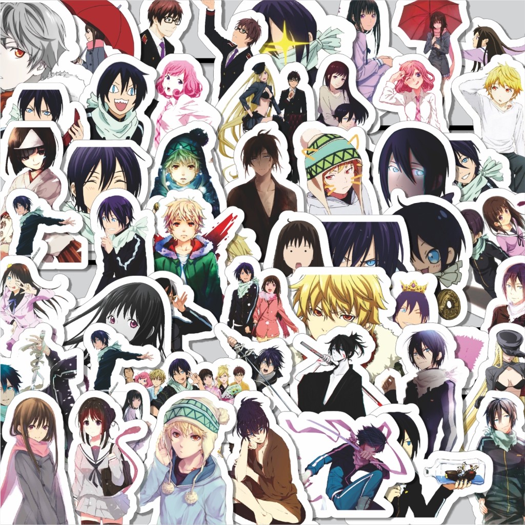

Stiker Cutting Pack Stiker Anime Series Noragami Character Mix 2 Isi 100Pcs Series Aesthetic Lucu Keren Untuk Koper Bahan Vynil