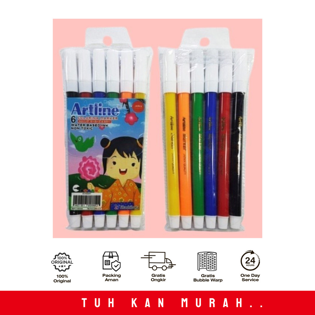 

SPIDOL NEW MARKER ARTLINE 12/6 WARNA EK 316