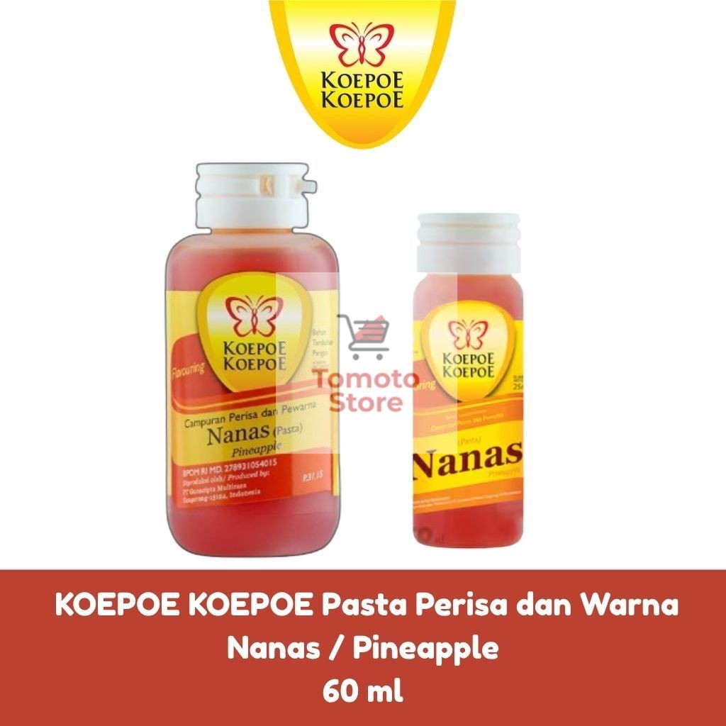 

✨ TOMOTOSTORE ✨ KOEPOE KOEPOE Pasta Perisa dan Warna Ananas / Nanas / Pineapple