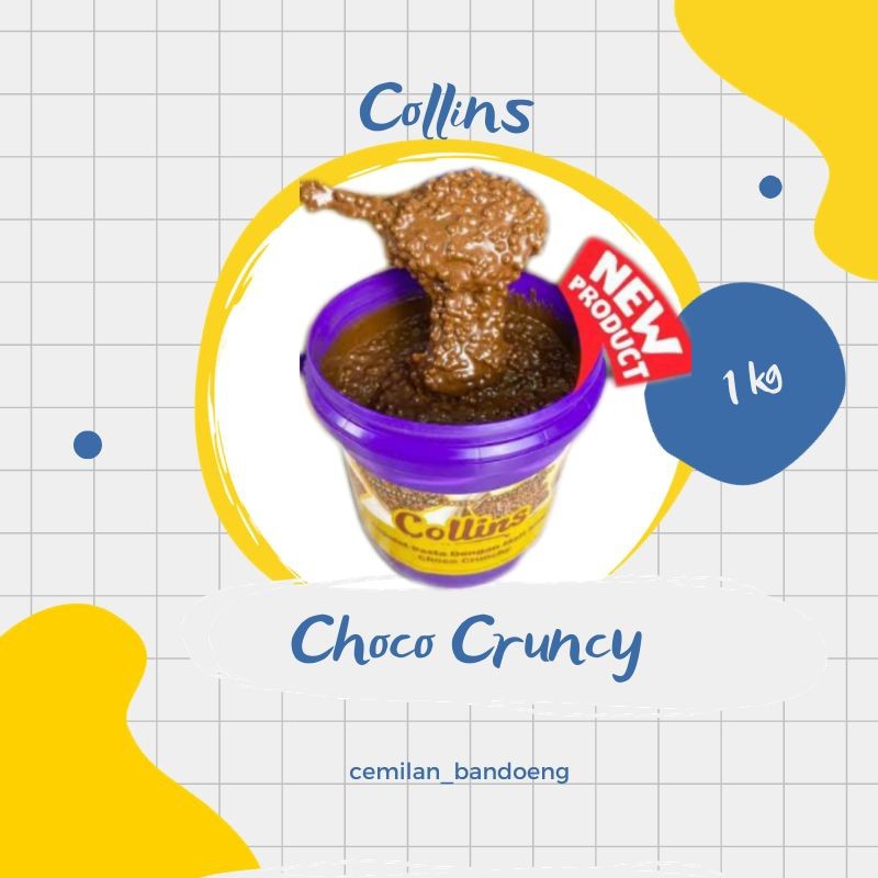

COLLINS CHOCO CRUNCY VIRAL 1 KG free kardus