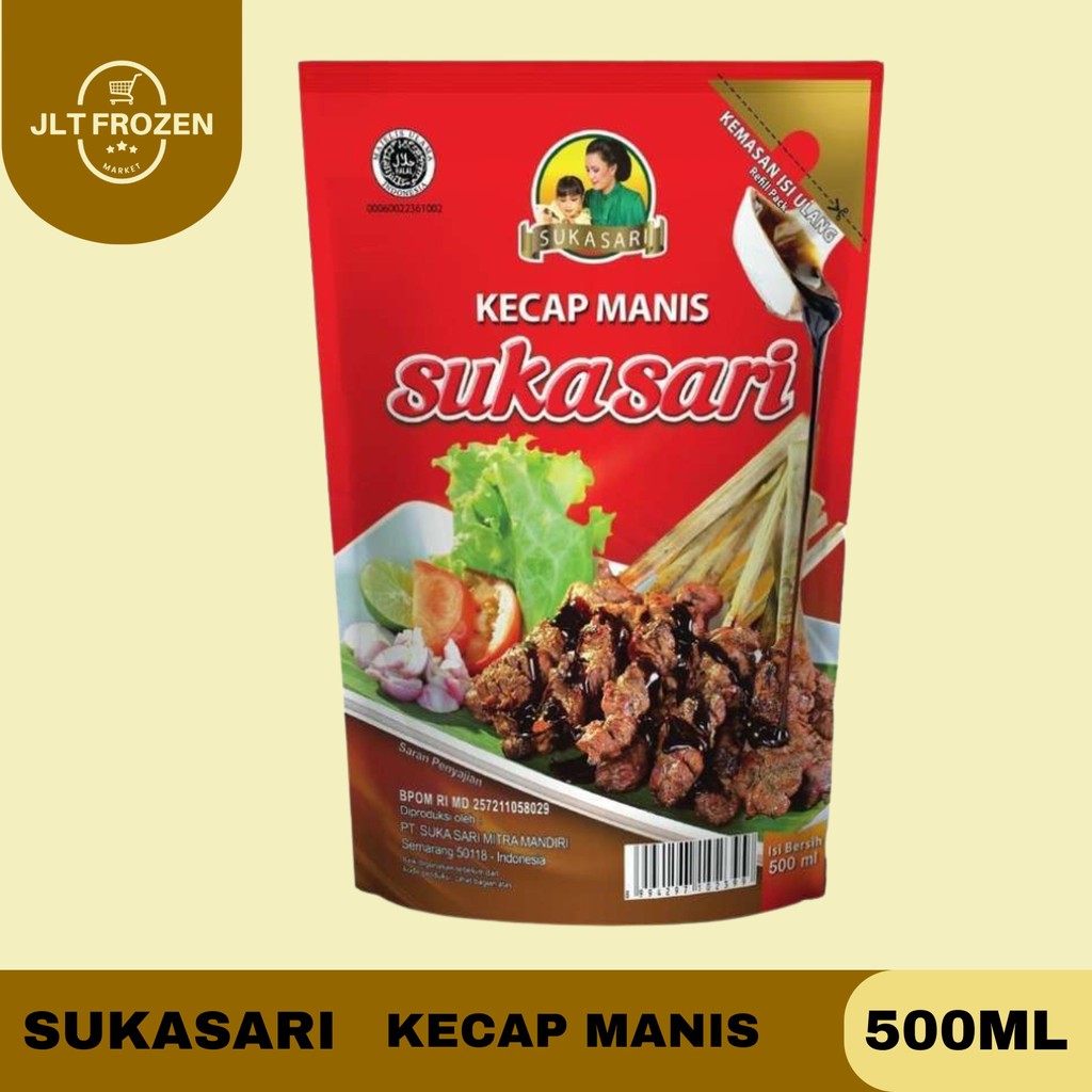 

Sukasari Kecap Manis 500ML / Kecap Manis Kemasan Pouch 500ML