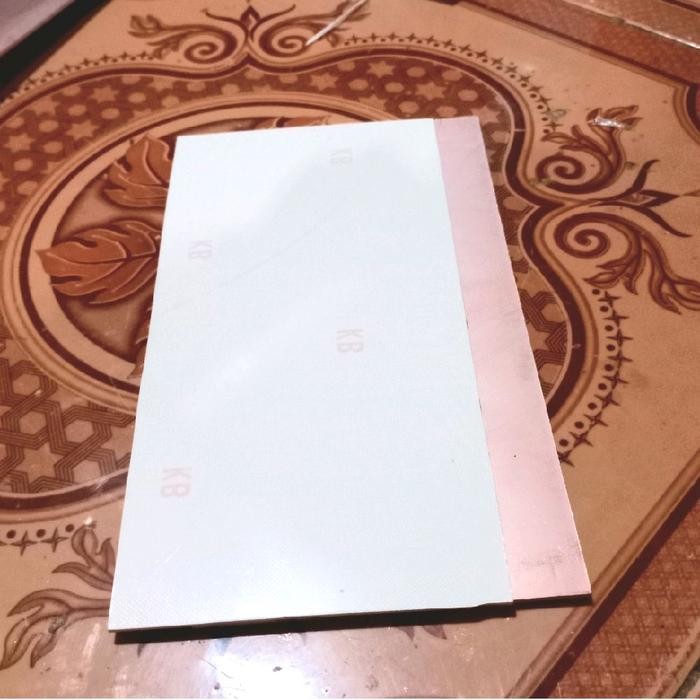 PCB polos fiber fr4 10x20 putih 10x20cm fr 4 20x10 20x10cm 1