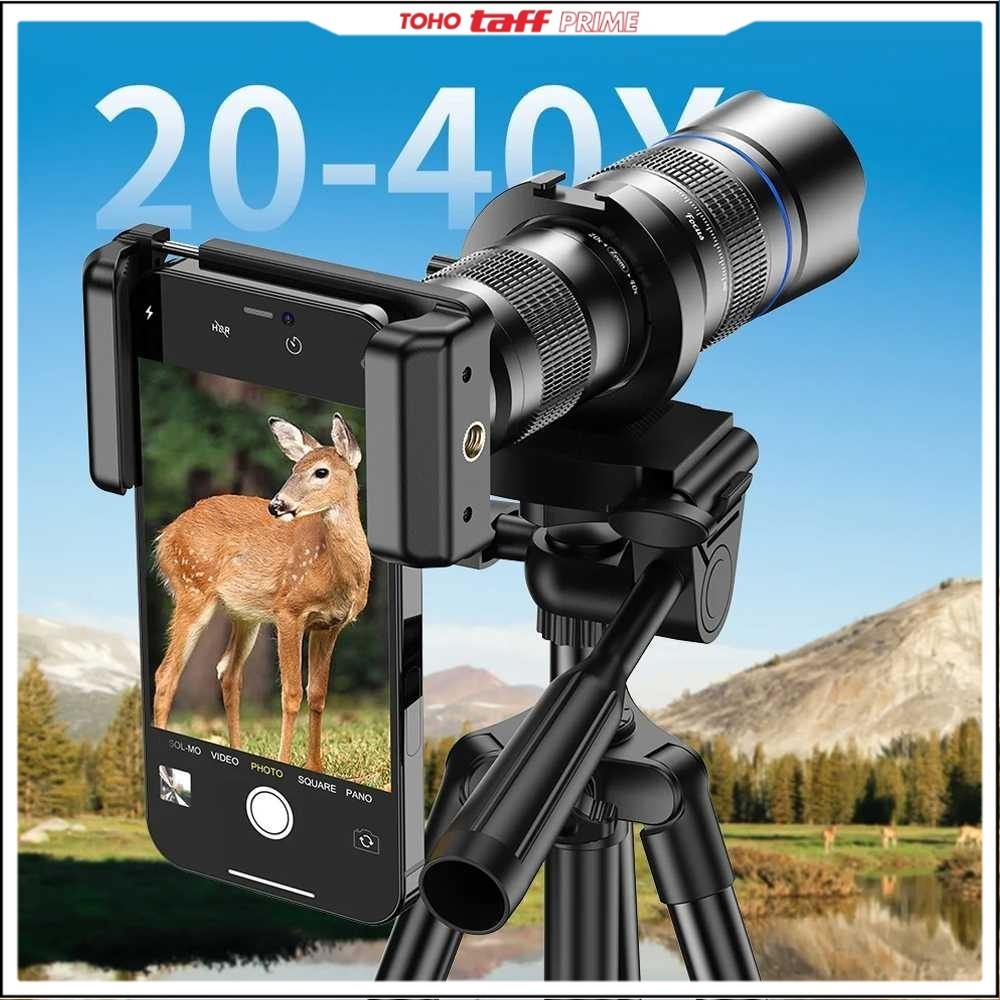 APEXEL Lensa Tele Smartphone Monocular Telephoto 40X with Tripod - APL-20-40XCR50
