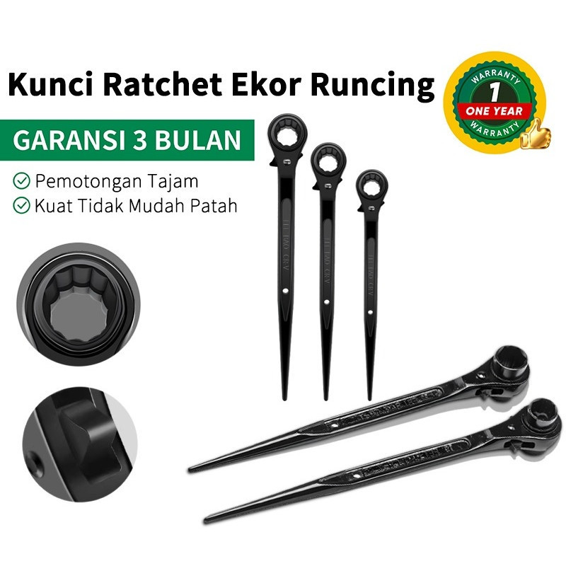 kunci ring rachet skafolding torsi 12mm-32mm tersedia semua ukuran Kualitas alat tinggi/FEIBAO