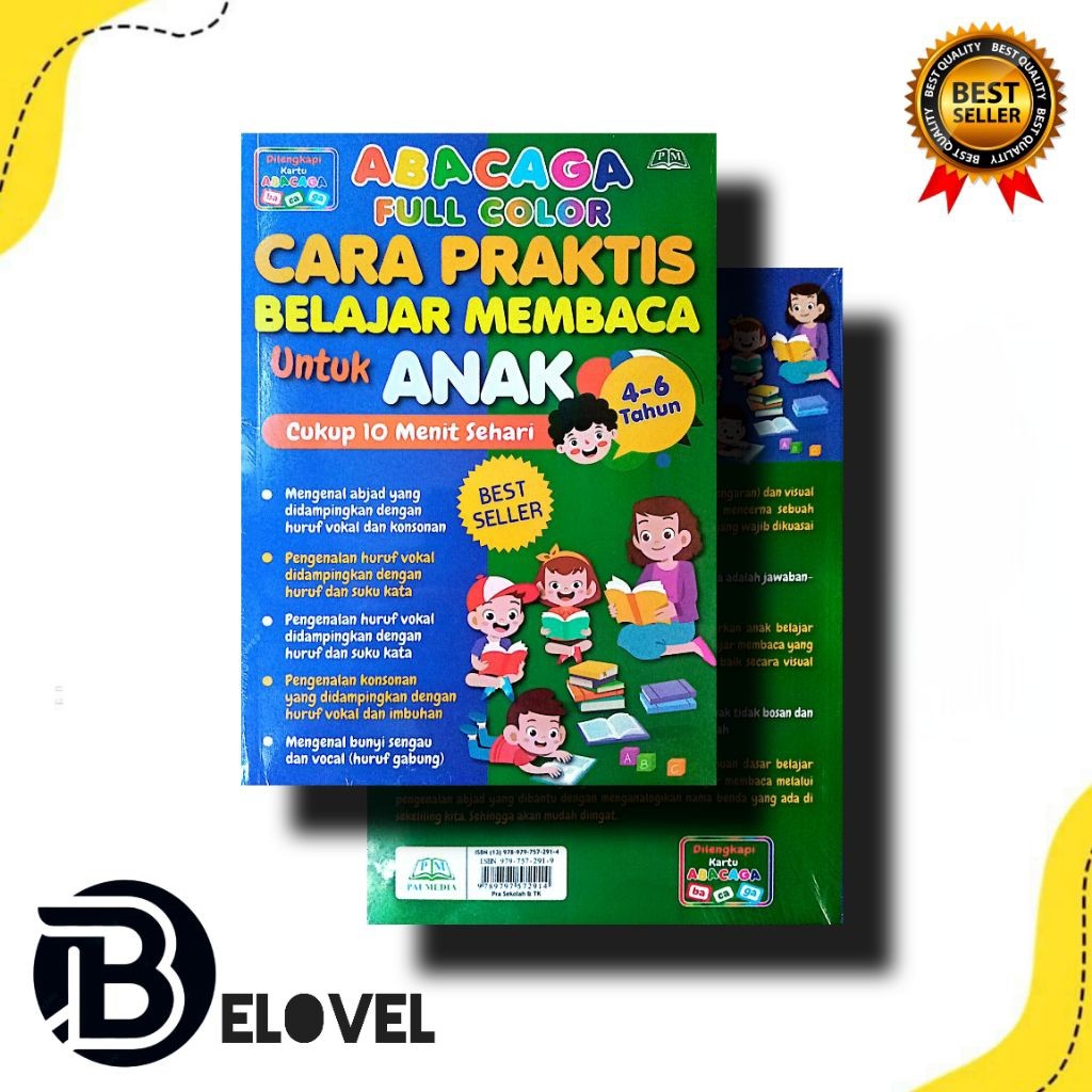 Buku Cara Praktis Belajar Membaca Abacaga