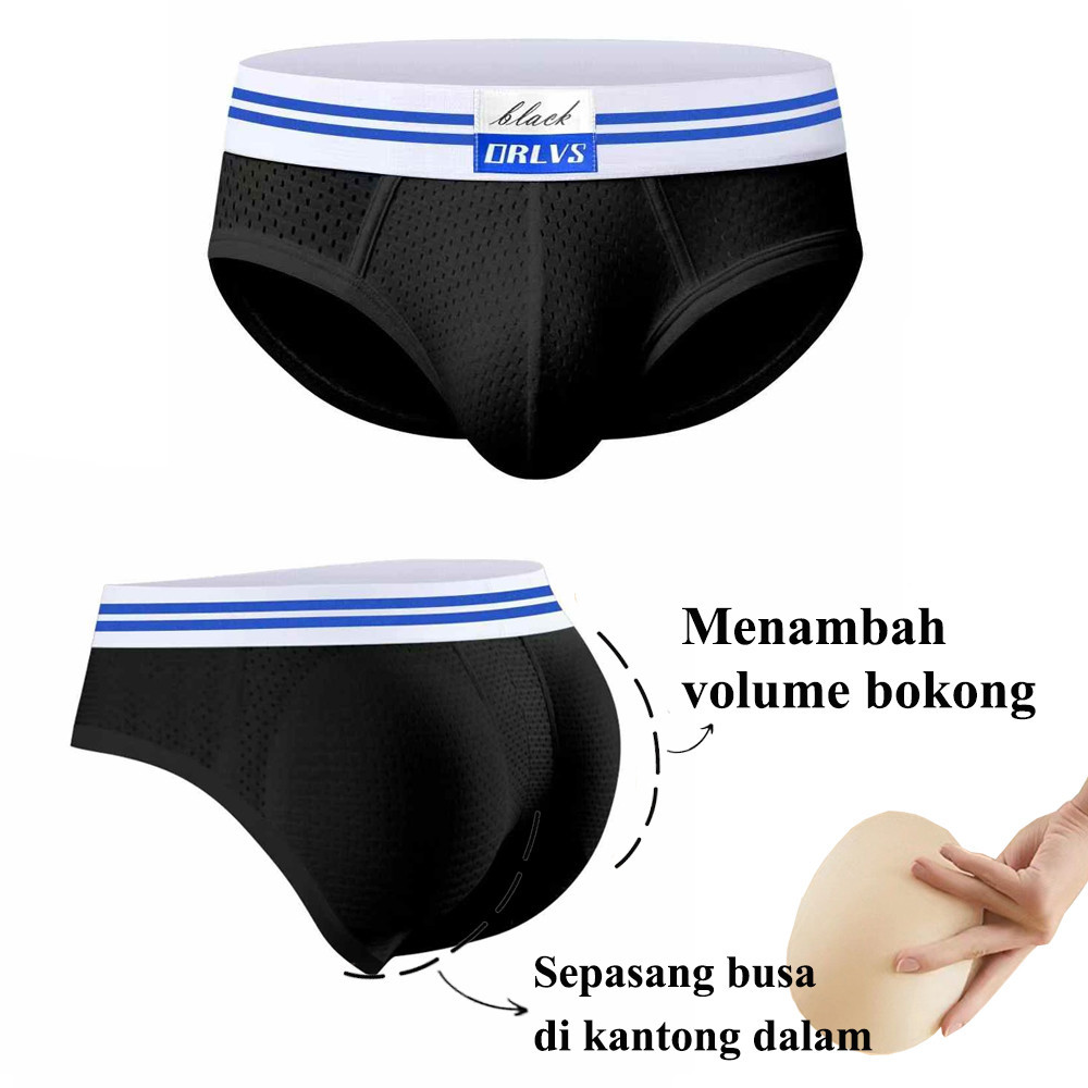 JOYO Celana Dalam Pria Busa Bokong Polos