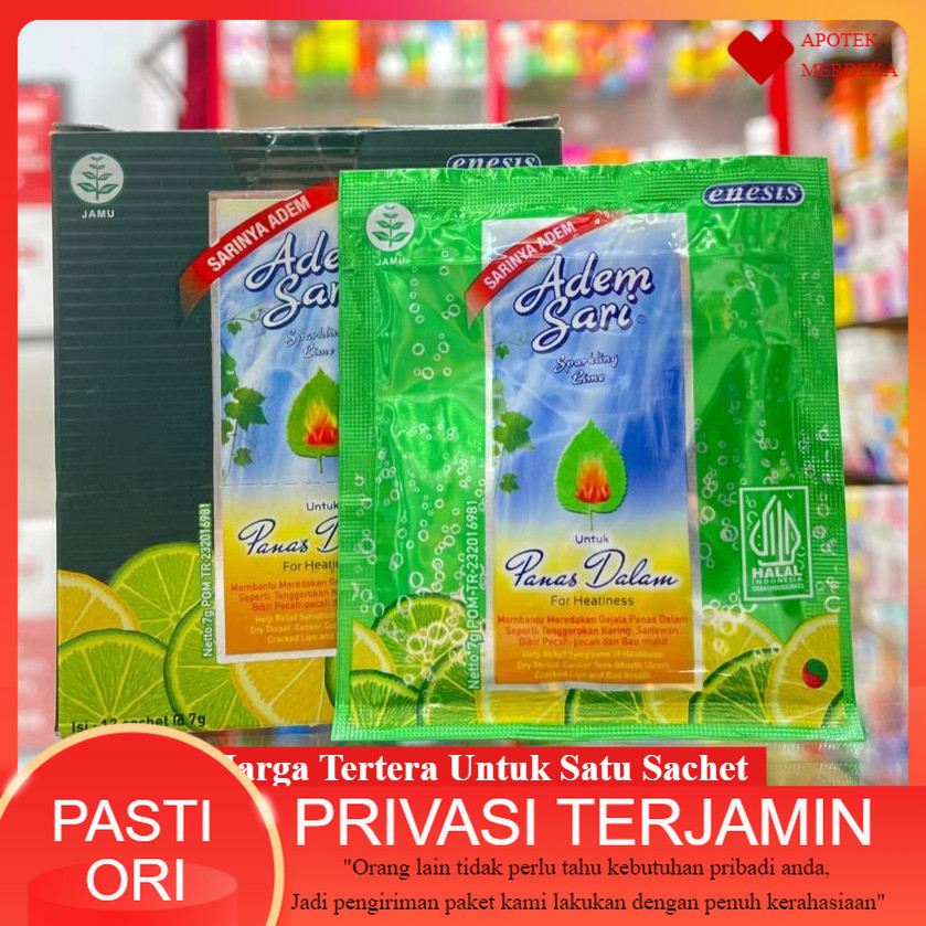 

Adem Sari Sashet | Pencegah Panas Dalam dan Sariawan