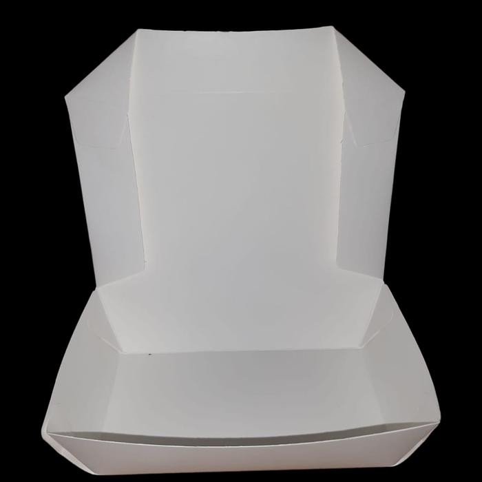 Paper Lunch Box DK tebal / Lunch box ivory - S TERLARIS