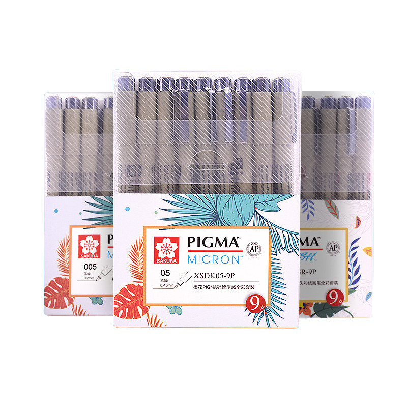 

Japan Sakura Color Pigma Micron Pen Fineliner Set 01 02 03 04 05 005 Drawing Pen Sketching Marker Pen School Anime Art Supplies