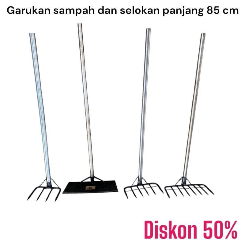 [COD] TERMURAH Garukan Rumput / Garukan Sampah / Pembersih selokan dengan Gagang Besi
