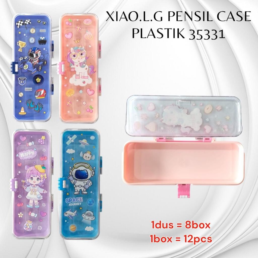 

[SDW] pekanbaru/PENSIL CASE XIAOLINGJING CASE PLASTIK 35331