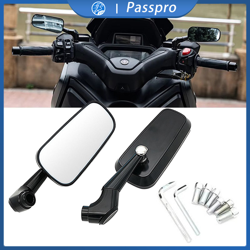 Kaca Spion H2c Sepasang Sepasang Sepion Motor Universal Kaca Spion Sepeda Motor Persegi