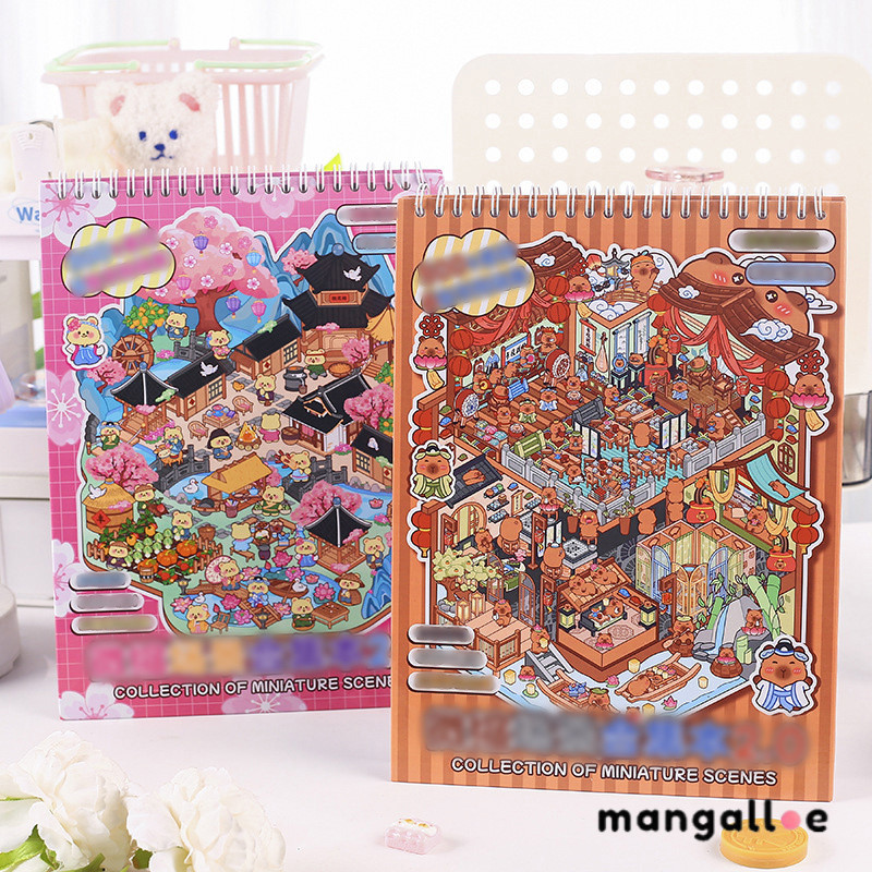 

[COD] Stiker Lanskap Miniatur Stiker Rumah 3D Besar Dekorasi Gadis -MG