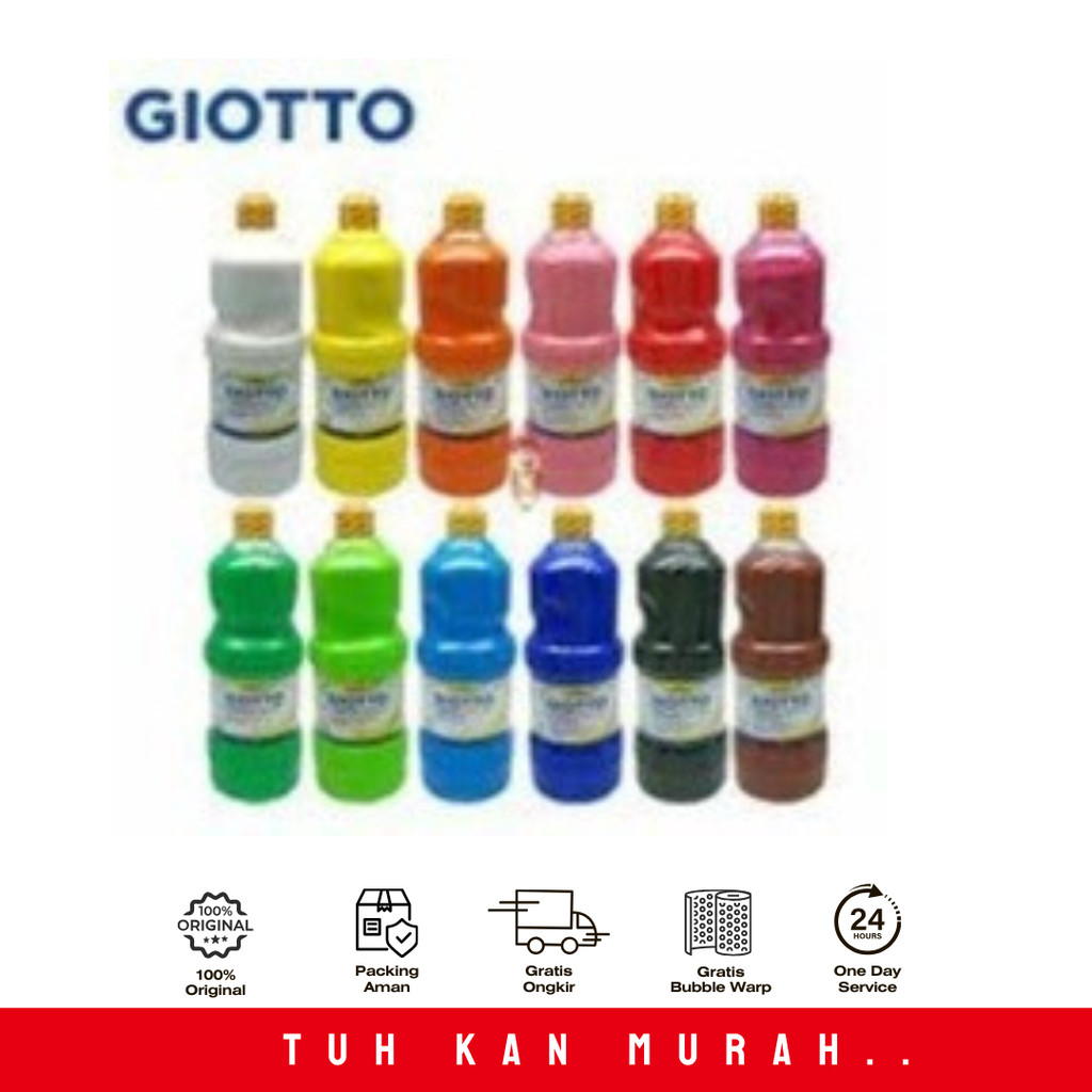 

Giotto School paint 1000 Ml Classic Colour HIJAU MUDA