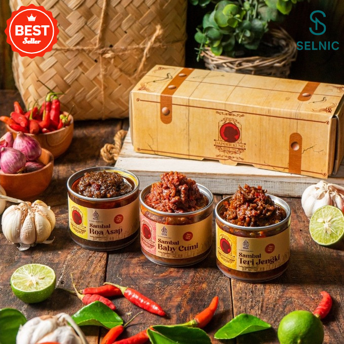 

TERPERCAYA Dapoer Kuno - Paket Sambal Ekonomis Isi 3 Super-Higienis