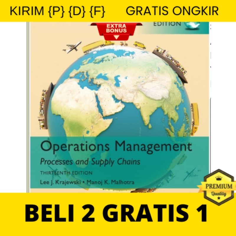 

{P} {D} {F} operations management processed and supply chains krajewski