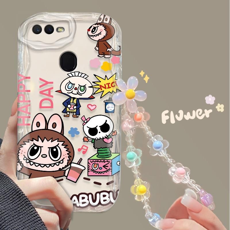 Casing Compatible For OPPO A7 A12 A12S A5S AX5S AX7 A7N Casing silicone Sebuah sarung tangan murah P