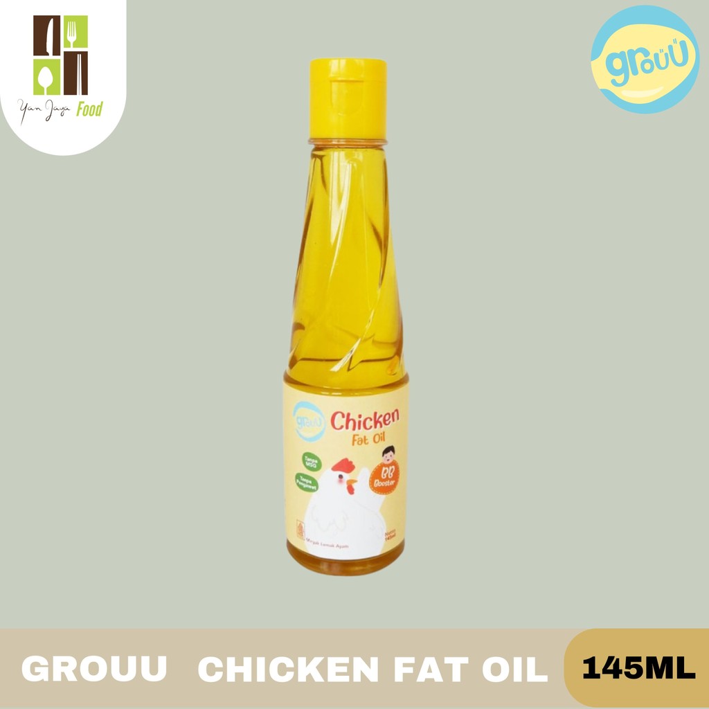 

Grouu Chicken Fat Oil 145ml / Minyak Lemak Ayam / Minyak Lemak MPASI