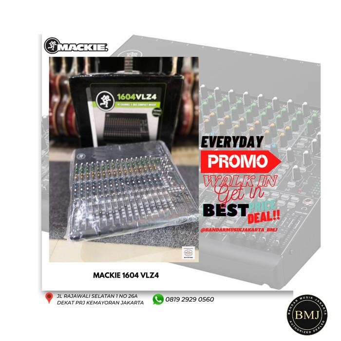 Mackie 1604 VLZ4 16 Track 4 Bus Analog Mixer Original ,BMJ