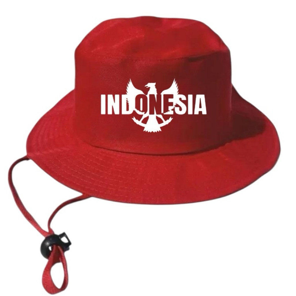 GRATIS BORDIR NAMA - Topi Bordir Indonesia Topi 17 Agustus 2025 Hut RI 80 Dirgahayu Indonesia (TULIS