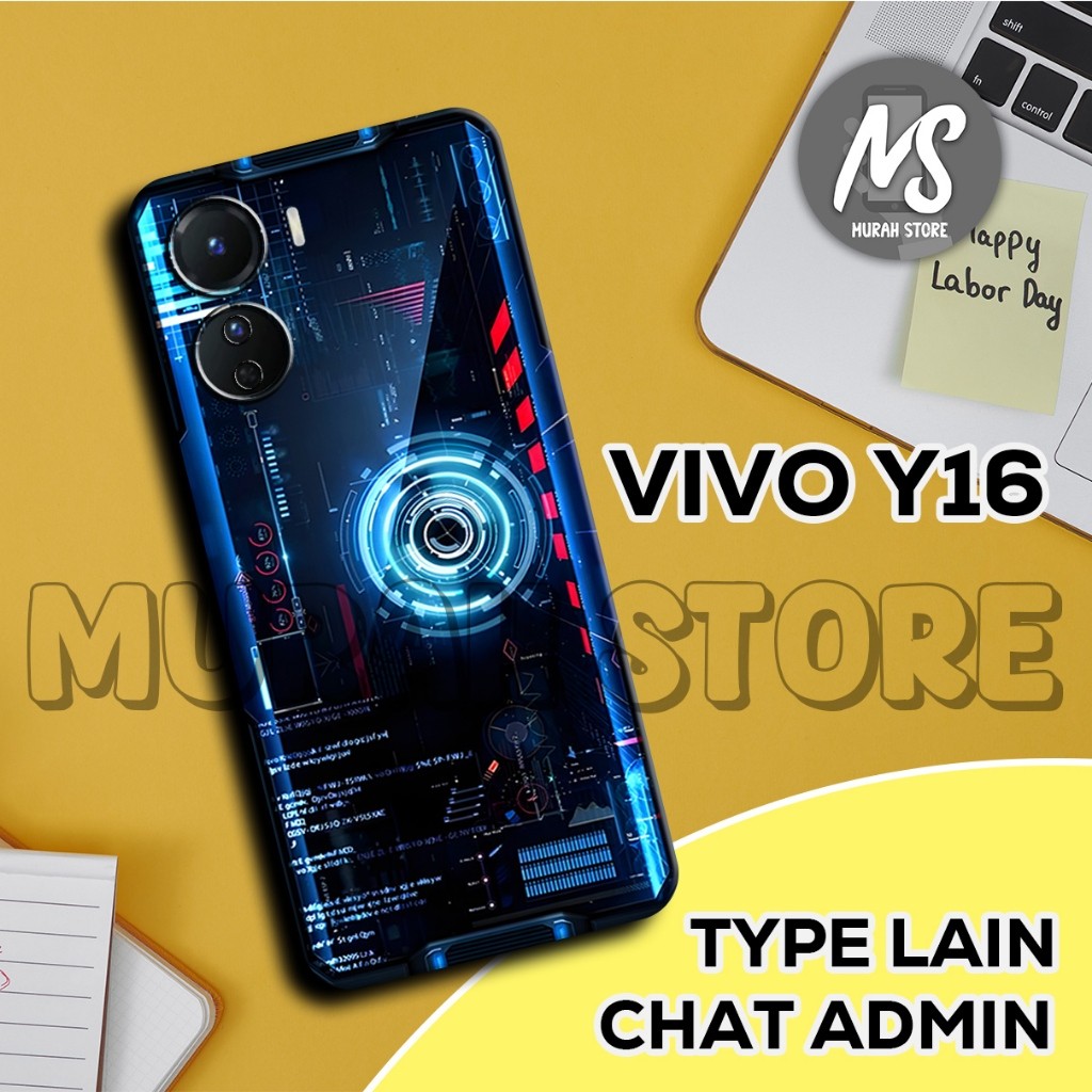 Softcase Karet VIVO Y16/MS19/Motif GAMING/Case VIVO Y16/Silikon VIVO Y16