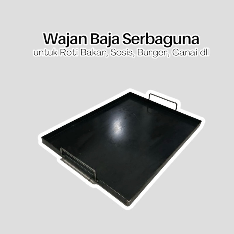 [30x35] WAJAN ROTI BAKAR [FIT KOMPOR 1 TUNGKU] WAJAN SOSIS BURGER CANAI / WAJAN NASI BAKAR / PANGGAN