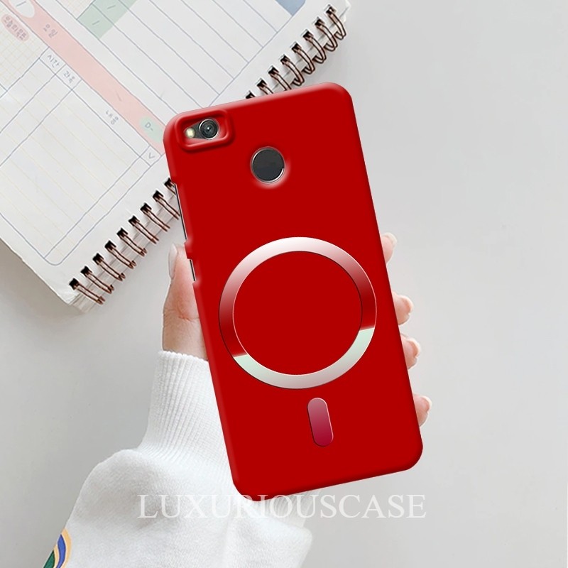 Softcase XIAOMI REDMI 4X Fashion MAGSAFE TOMBOL Terbaru  - Untuk Pria - Wanita - Dewasa - Remaja - S