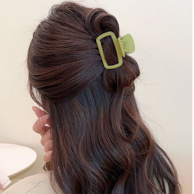 

JK~ Korean Feminim Hairclaw 5cm Dove Matte Hairclaw Kokoh Kuat Hairclip premium AE02