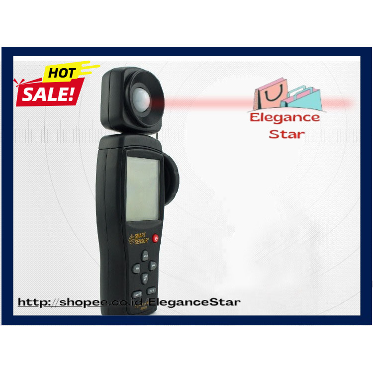 SMART SENSOR AS813 Digital Luxmeter Light Meter Lux/FC Meter Luminometer Photometer 100,000 Lux Spec