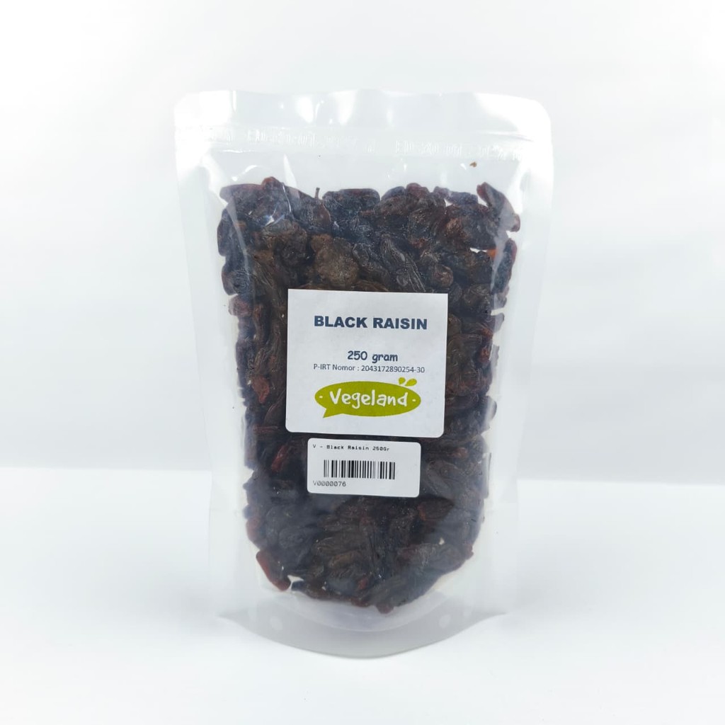 

Vegeland Black Raisin 250Gr