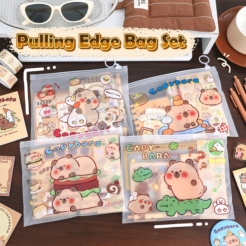 

1Set Cartoon Stationery Supplies Set Notebook Pens Bookmarks Accessories Ideal For Students Study Gift