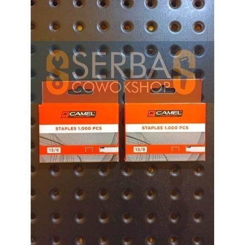 

Camel Isi Staples Gun Tacker Staples Tembak 13/8 8mm 1 pak 1000 pcs