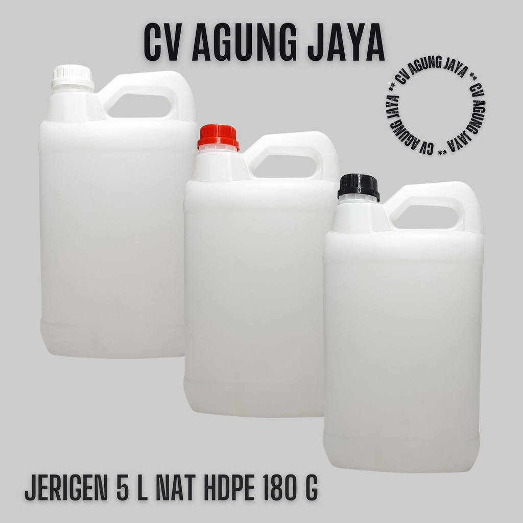 Jerigen 5 L Nat Hdpe / Jerigen Hdpe / Jerigen / Jerigen Detergent / Jerigen Softener / Jerigen 5 L