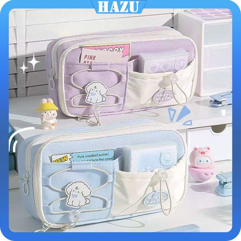 

[Ready Stock] Kotak Pensil Biru Susu Garam Laut Versi Korea Tempat Pensil Siswa Berkapasitas Besar Multifungsi Lucu Tas Pensil