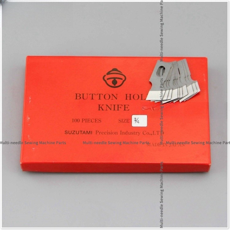 

10PCS 1BOX 1/2 3/4 3/8 5/8 7/8 5/16 Original Knife Japan Wind Chimes Blade Cutter for Button Hole Industrial Sewing Machine