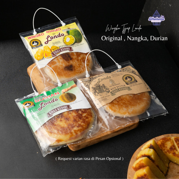 

Wingko Tjap Londo Paket Hemat isi 3 pcs ( 1kg ) - 3 varian rasa Kue Basah Tradisional dengan Butter - Khas Kediri