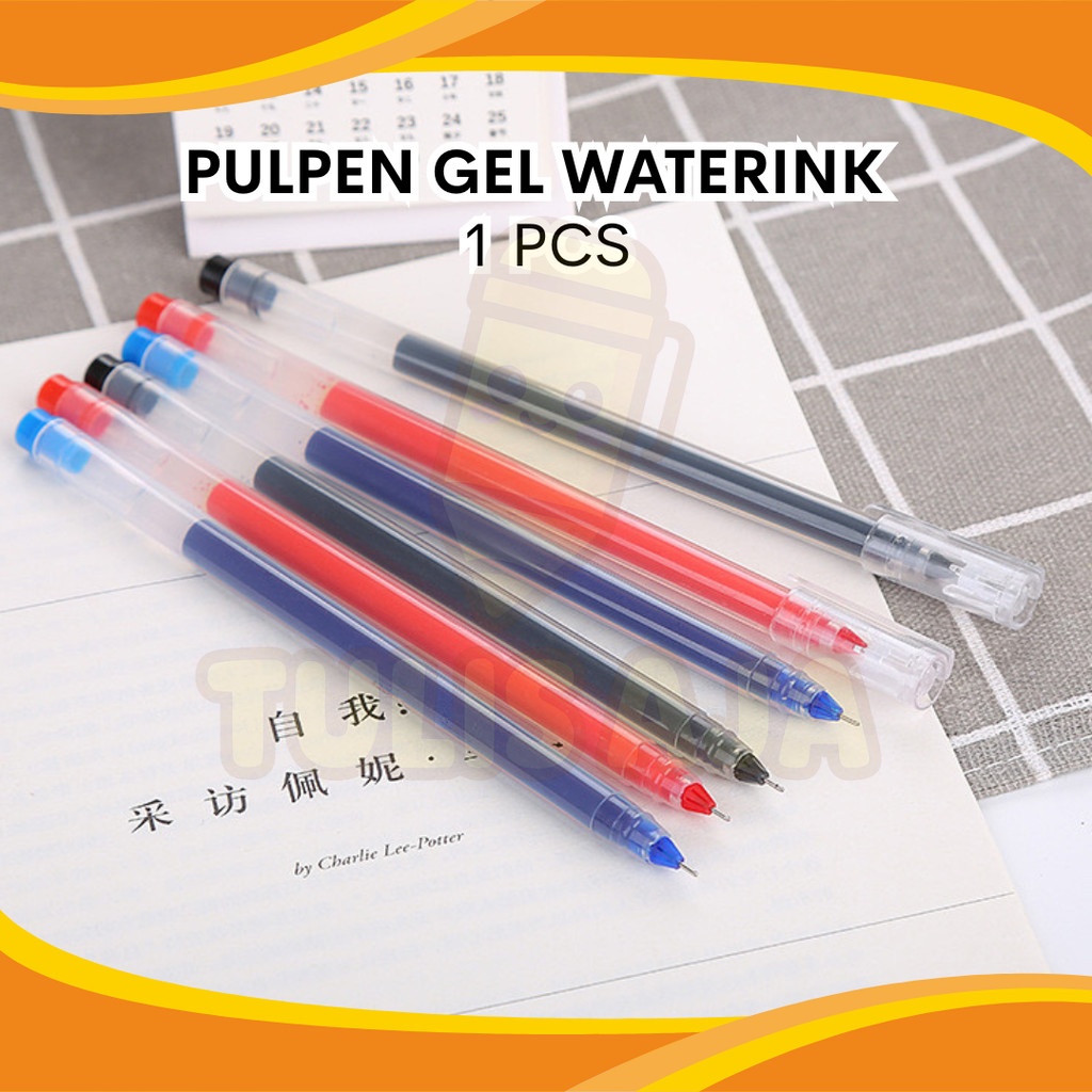 

PULPEN GEL | WATERINK | 3 WARNA MURAH 0.5MM WATER INK BASED SATUAN