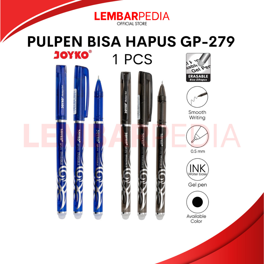 

PULPEN GEL BISA DIHAPUS JOYKO GP-279 SHOKYO PER PCS