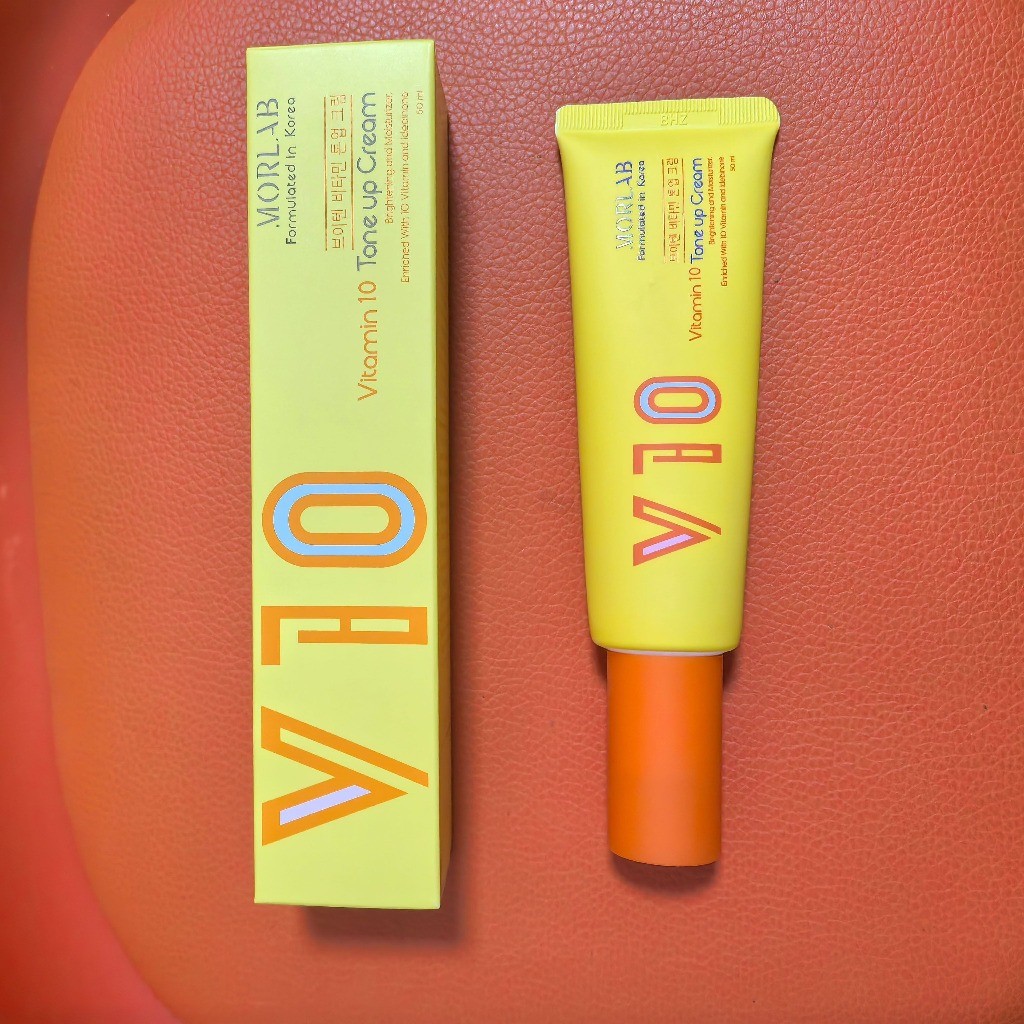 MORLAB - Morlab V10 Vitamin TONE UP Cream Berminyak Hitam Kusam Mencerahkan