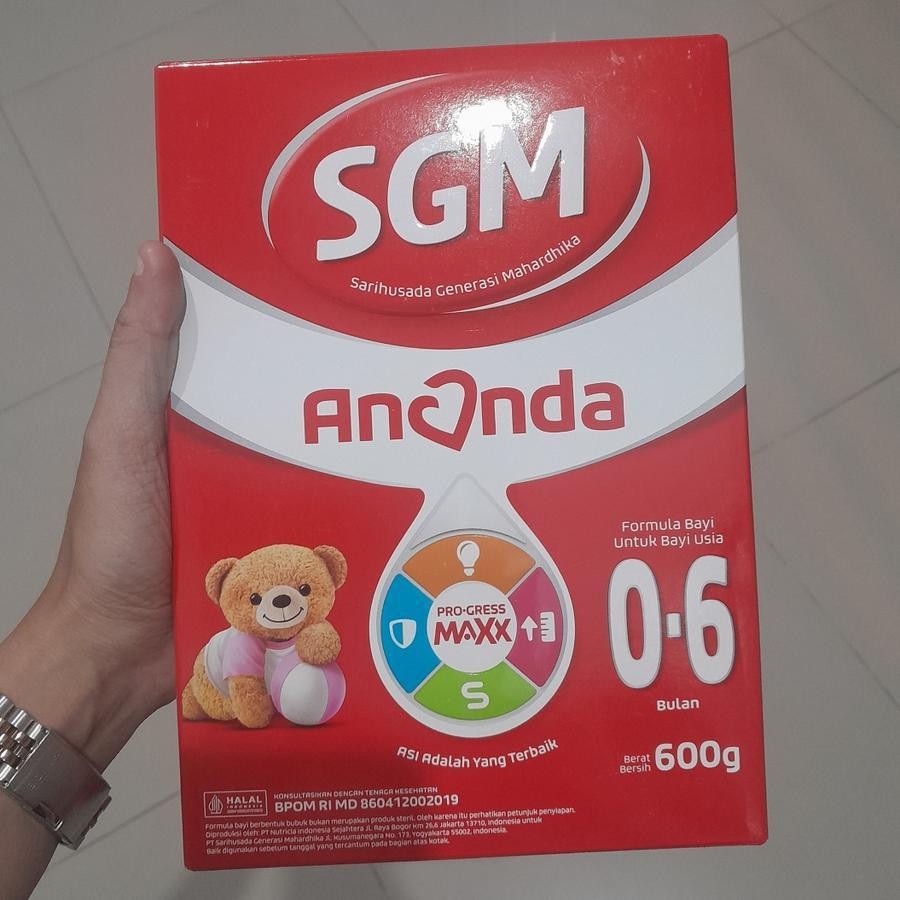 SGM Ananda Tahap 1 Susu Bayi 0-6 bulan 600gr
