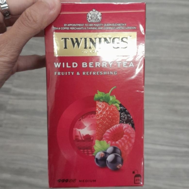 

Twinings Wild Berry Tea Fruit Tea Teh Celup Import ( 25 Bags )