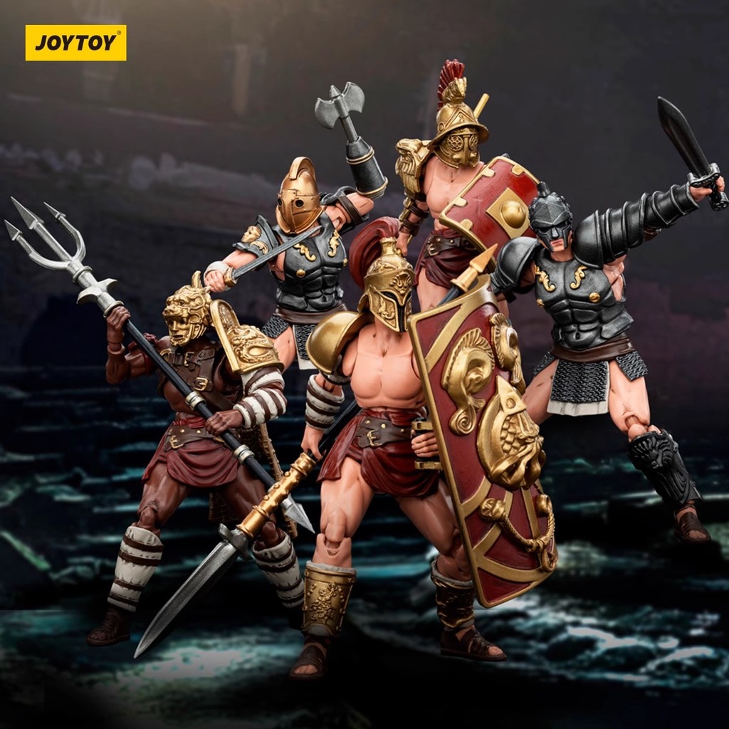 JOYTOY Strife Roman Gladiator Hasta Gladiator Thraex Gladiator Secutor Gladiator Dimachaerus Gladiat