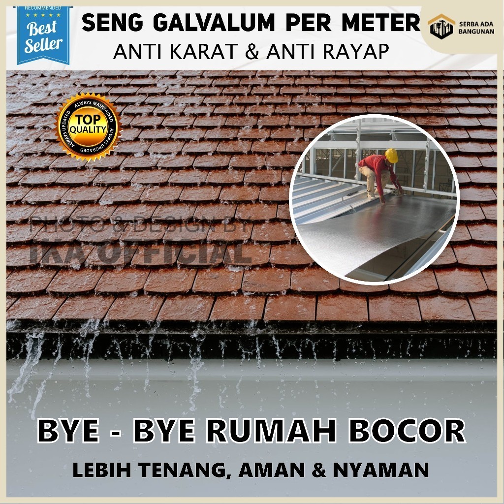 SAB ECERAN TALANG SENG GALVALUM PLAT TINGGI 60 90 120 CM HARGA PER 1 METERAN