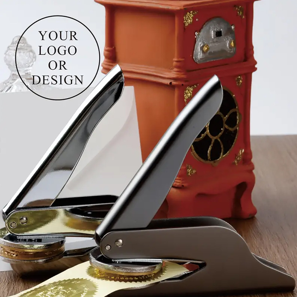 

Customized Embossed Stamp Personalized Custom Book Embosser Seal Wedding Invitation Logo Customization Embossing Paper Stamps