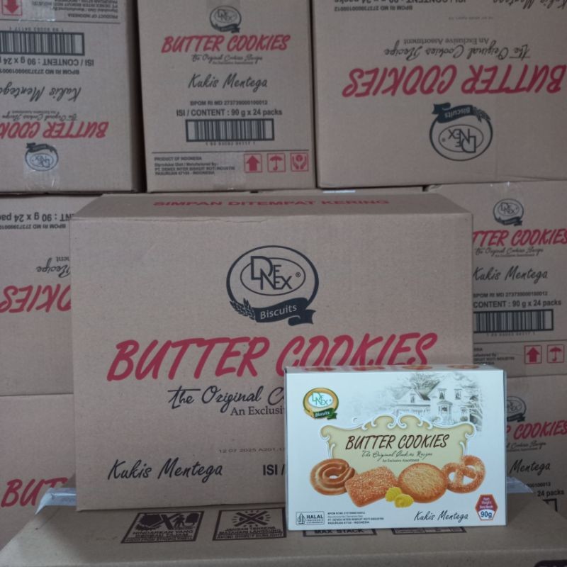 

Buter cookies denex 90 gram 1 dus isi 24 pcs ( cocok untuk sarapan pagi)