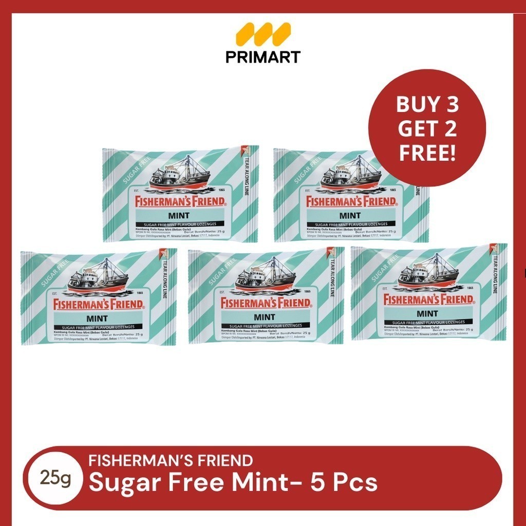 

Fisherman's Friend Mint 25gr Buy 3 Get 2 Free